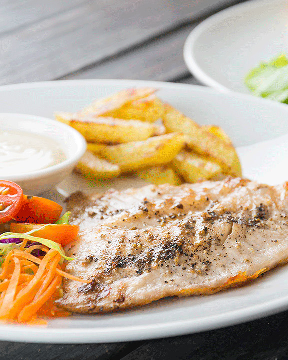 filete de pescadp a la plancha