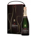 Lanson Black Label Brut con Copas de Regalo